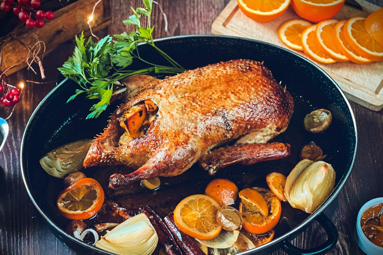 Ente a l'orange rezept