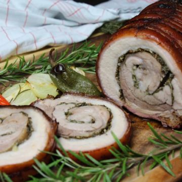 Porchetta grillen und braten Rezept - die frau am grill
