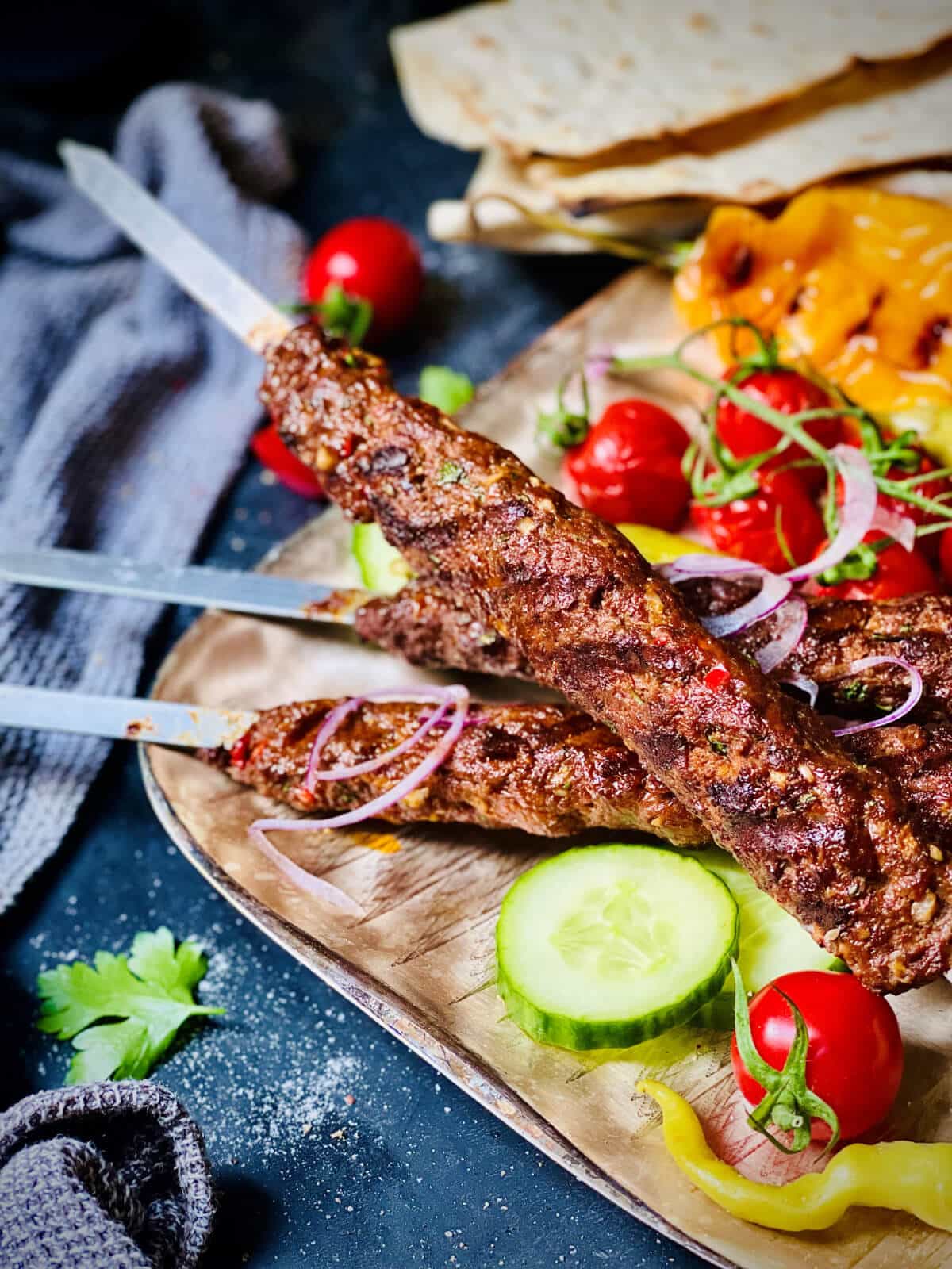 adana kebap auf teller