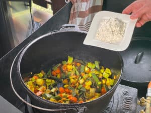 angebratenes gemuse mehlieren
