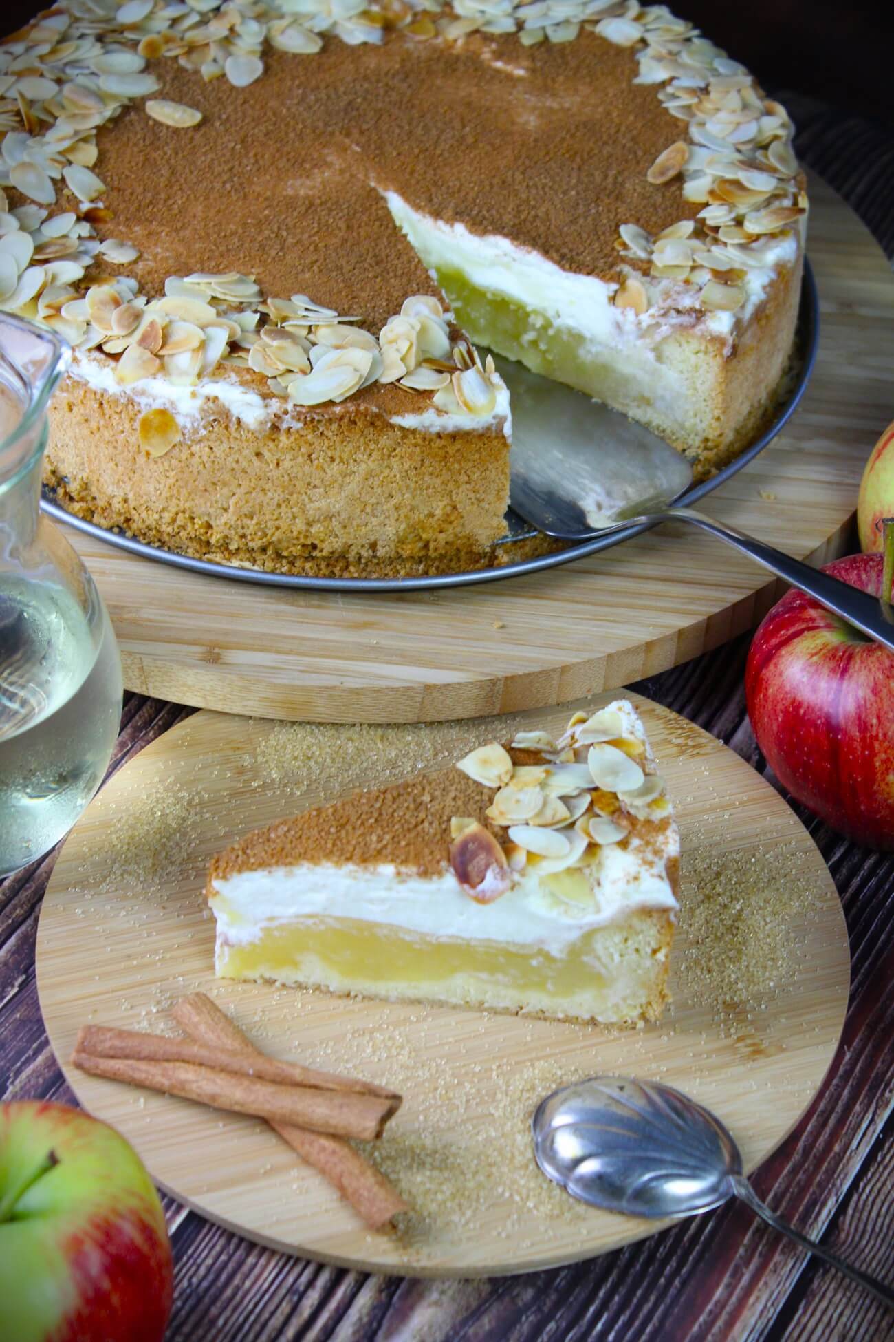 apfelweintorte backen