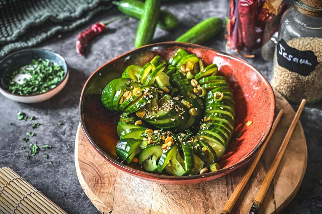 asiatischer gurkensalat