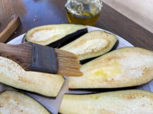aubergine grillen zubereitung schritt 6