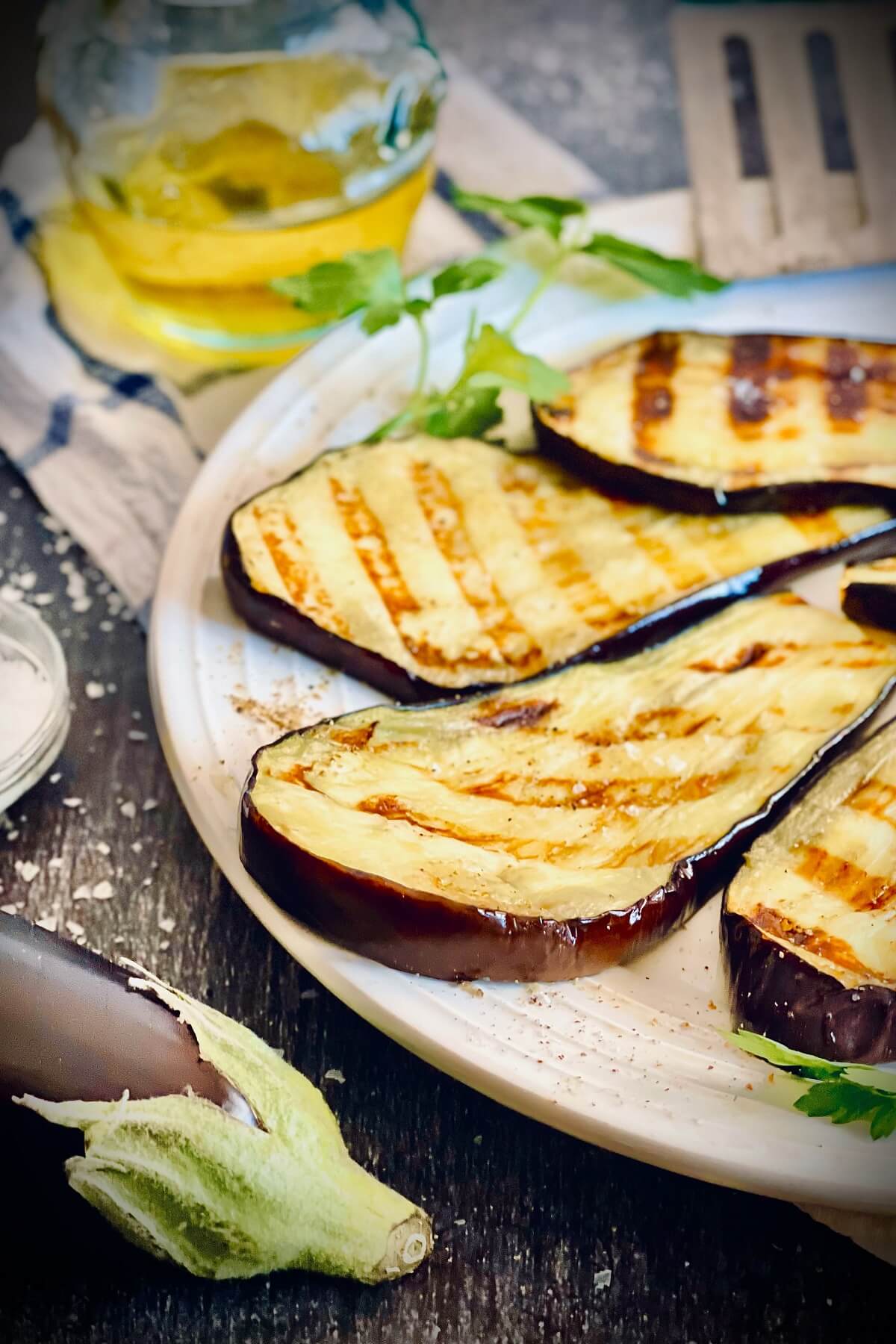 aubergine grillen