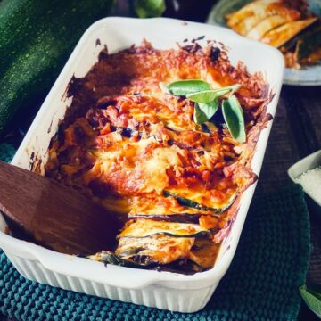 auflauf mit auberginen und zucchini