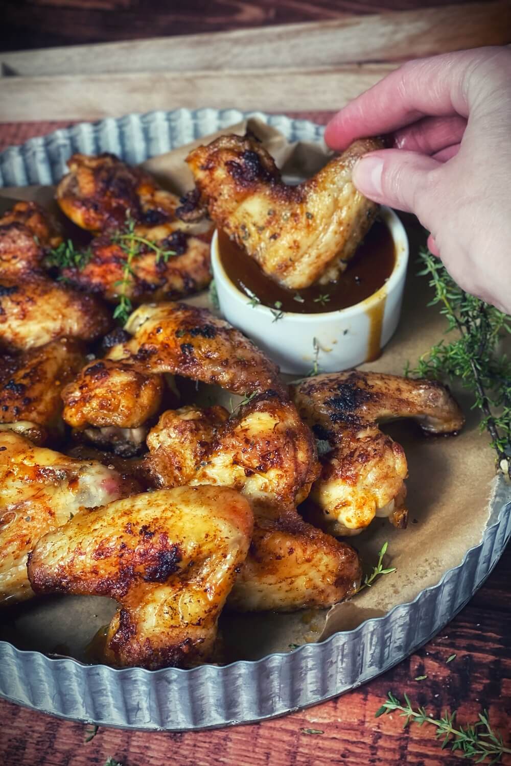 backofen chicken wings