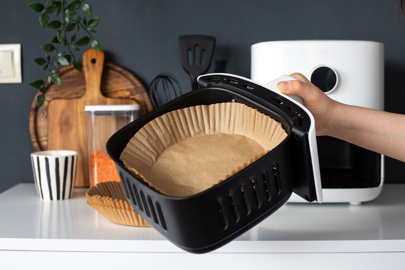 Backpapier für Heißluftfritteuse: Auf das kommt es an!