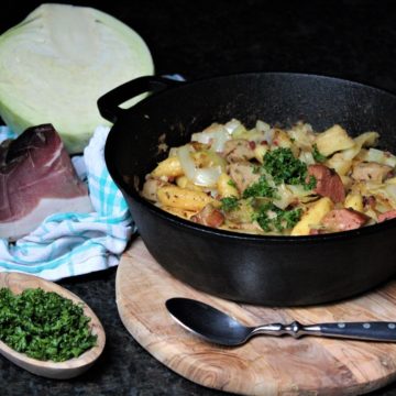 bayerische krautpfanne - rezept - die frau am grill