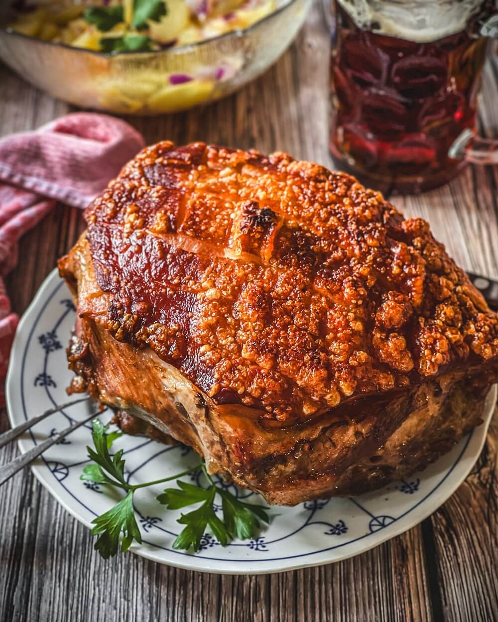 bayerisches schweinebraten rezept