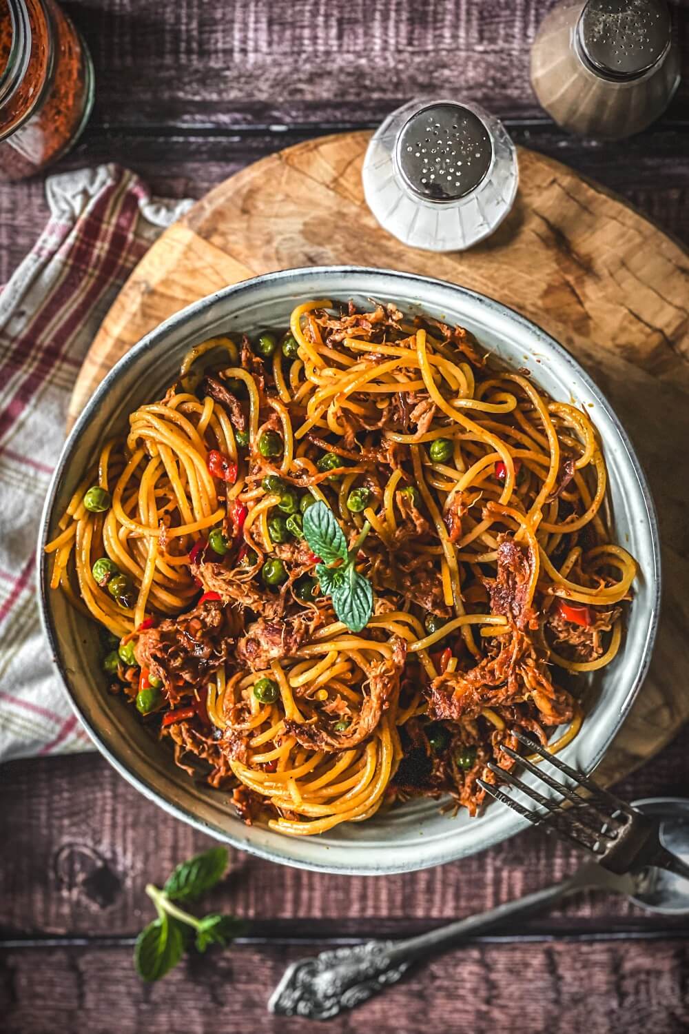 bbq spaghetti