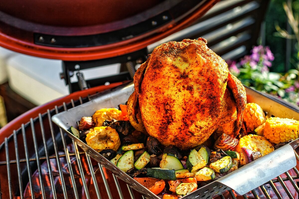 beer can chicken - rezept - die frau am grill