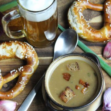 biersuppe - die frau am grill