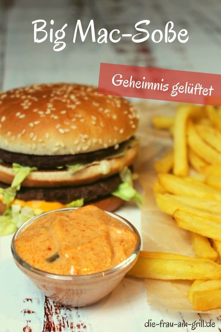 big mac sosse - pinterest - die frau am grill