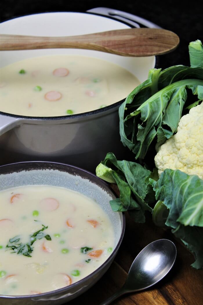 blumenkohlsuppe - die frau am grill