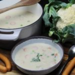 blumenkohlcremesuppe rezept - die frau am grill