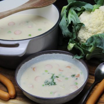 blumenkohlcremesuppe rezept - die frau am grill