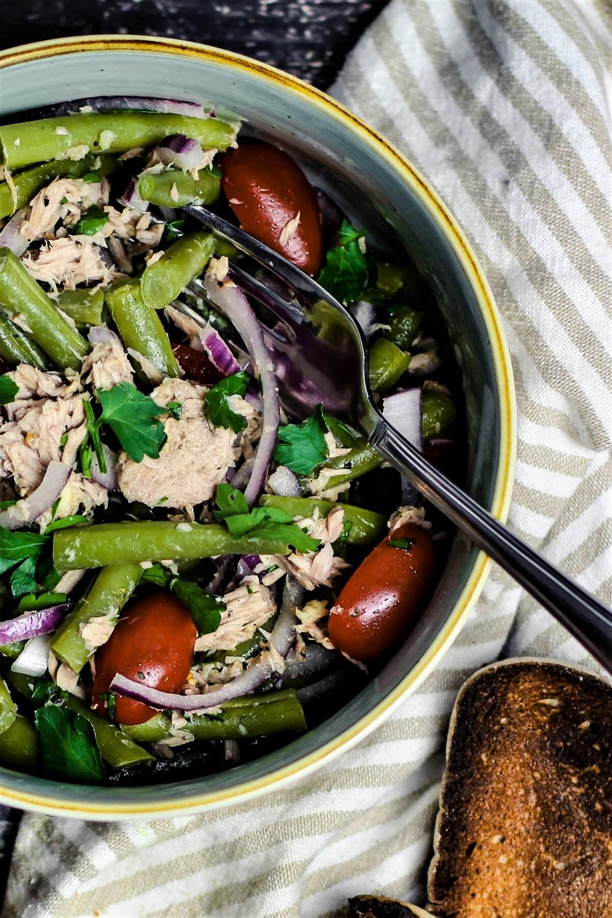 bohnensalat mit tuna