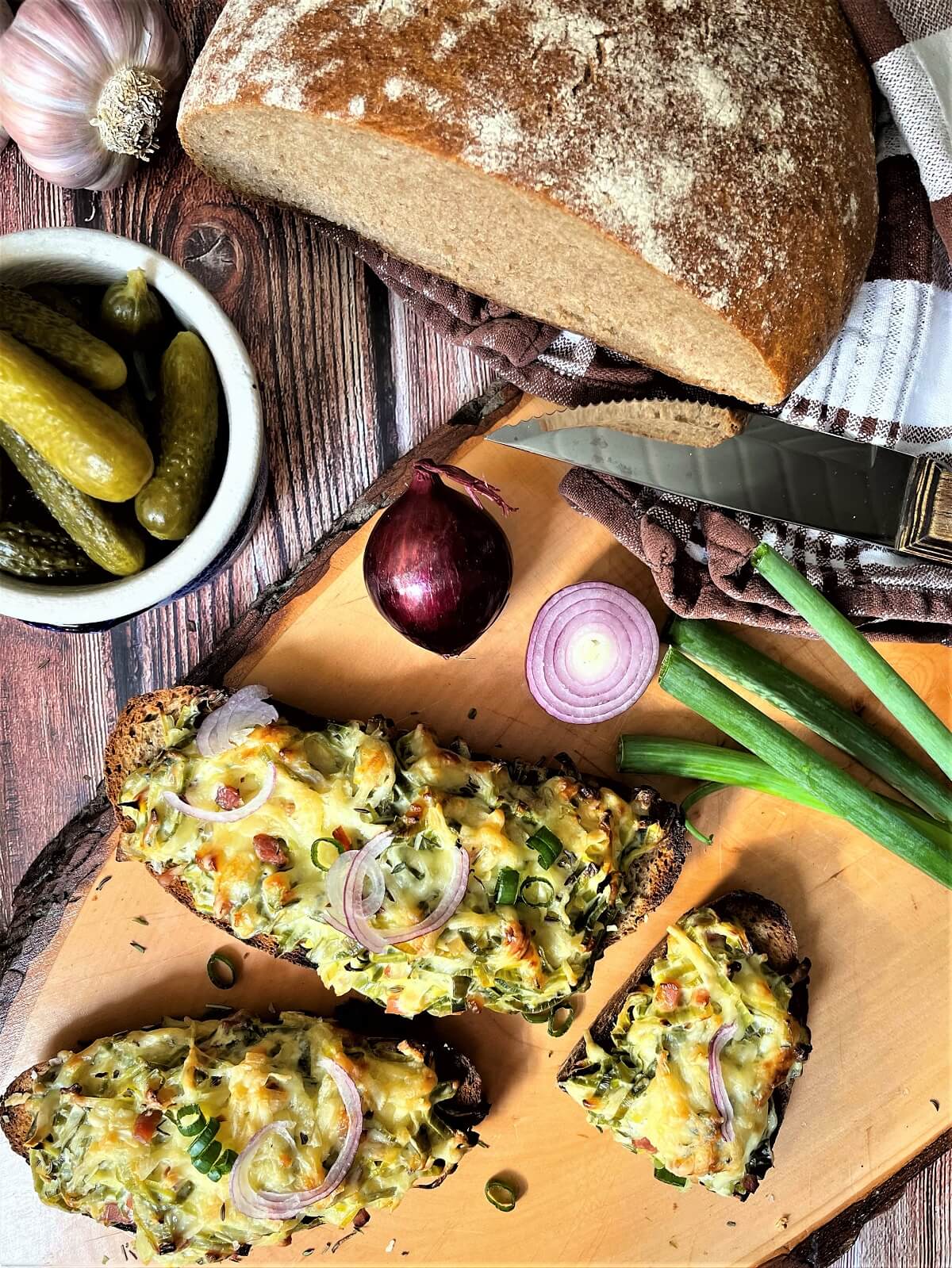 brotzeitschnitten &uuml;berbacken