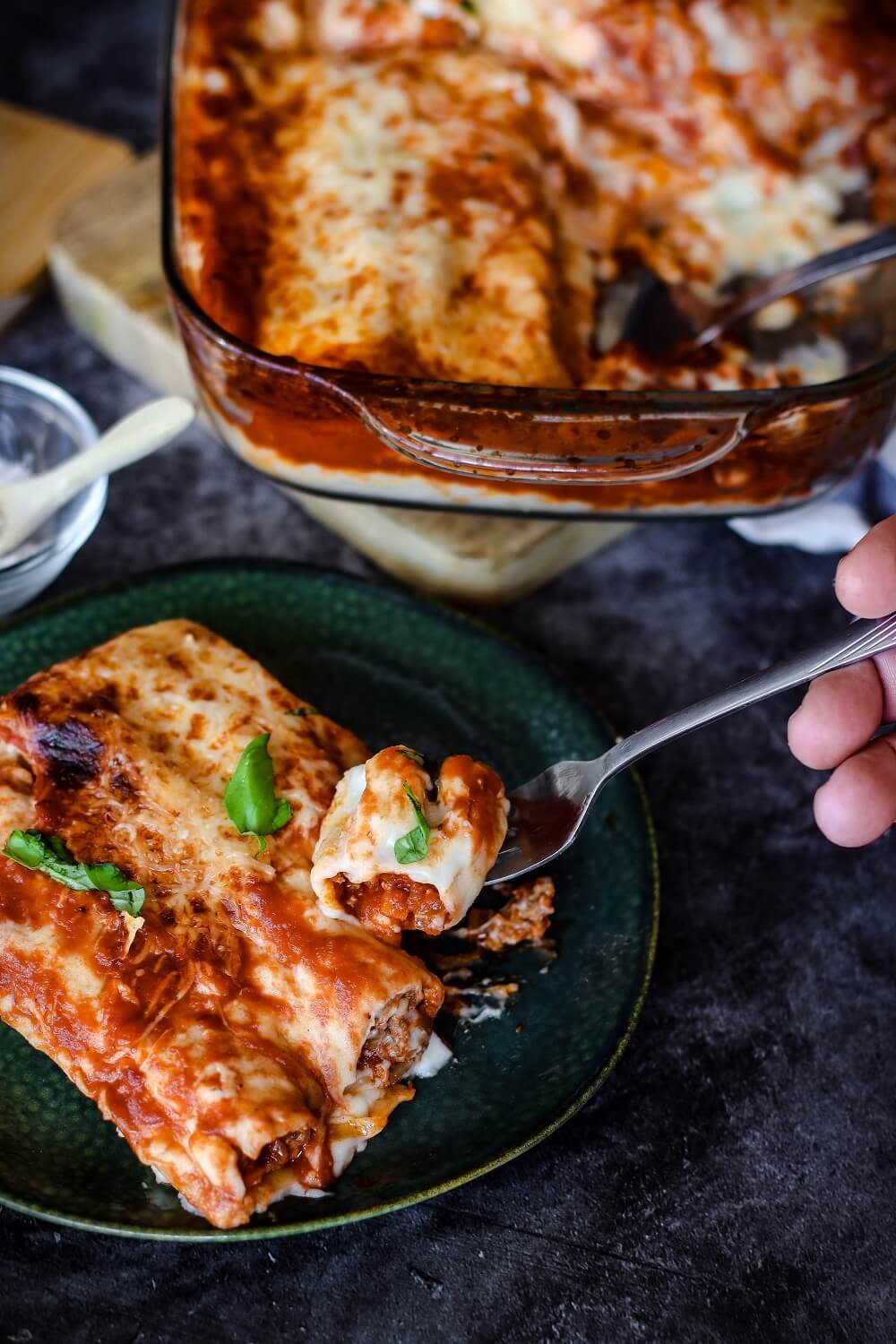 cannelloni mit hackfleisch