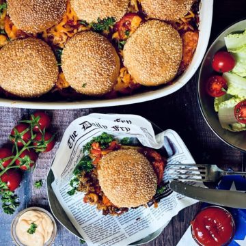 cheeseburger auflauf rezept