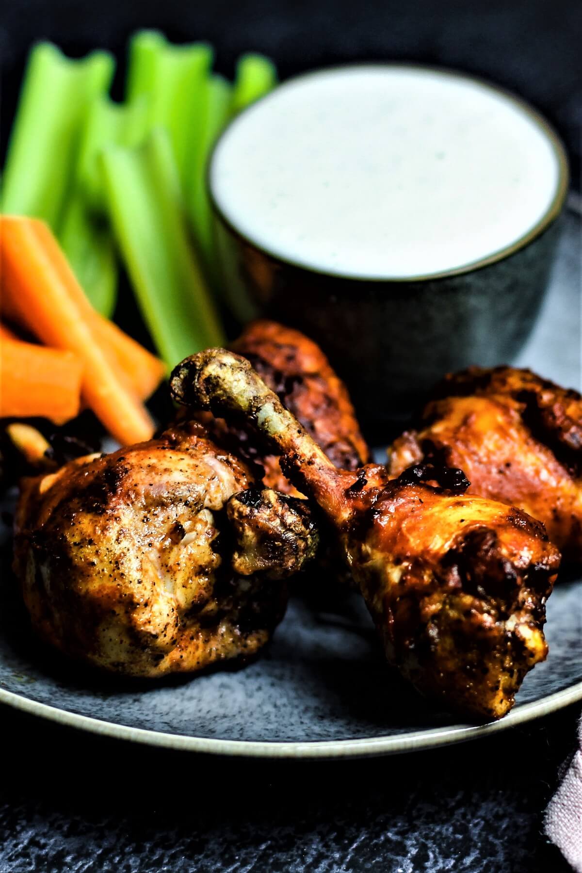 chicken drums - grillrezept - die frau am grill