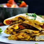 chicken quesadillas rezept - die frau am grill