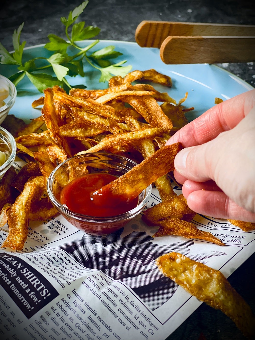 chips aus kartoffelschalen