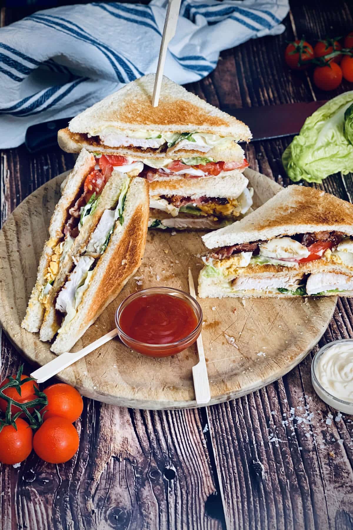 club sandwich selber machen