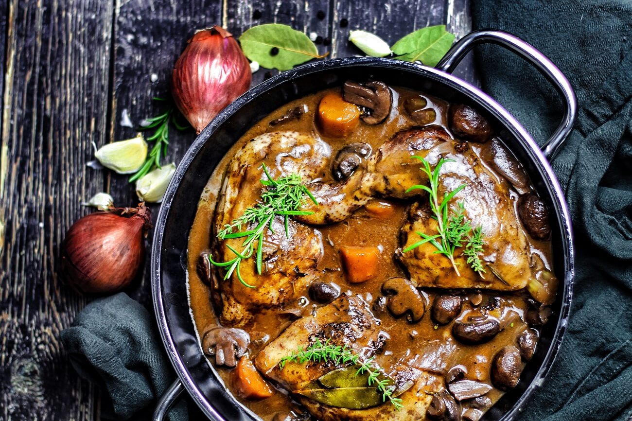 coq au vin rezept