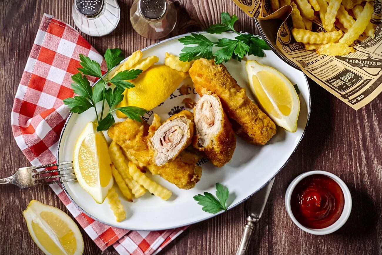 Cordon Bleu Röllchen | Klassiker als Fingerfood