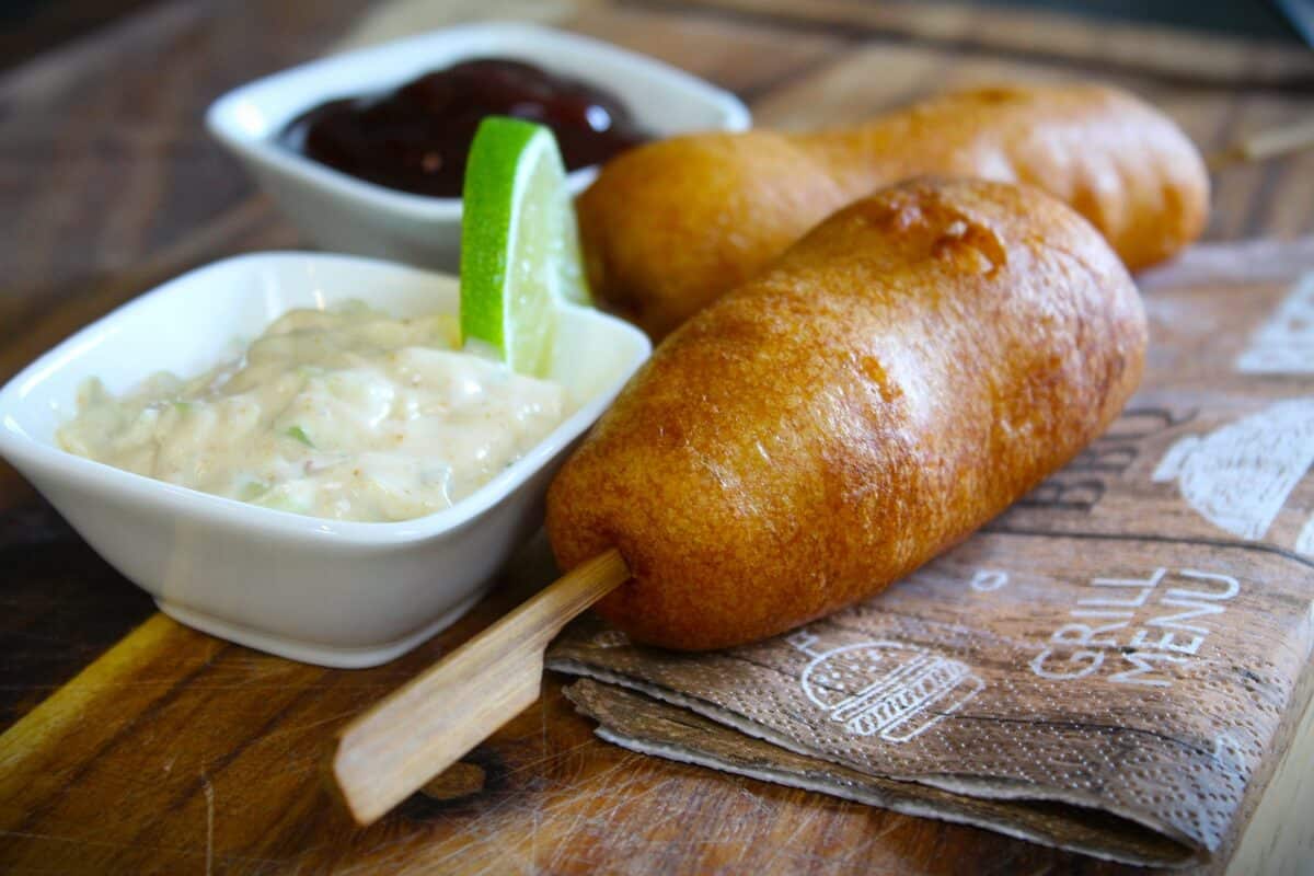 corn dogs selber machen