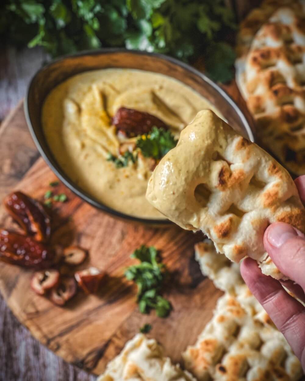 dattel curry dip rezept