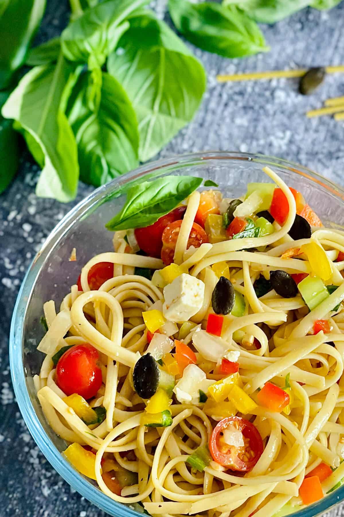 einfacher spaghettisalat