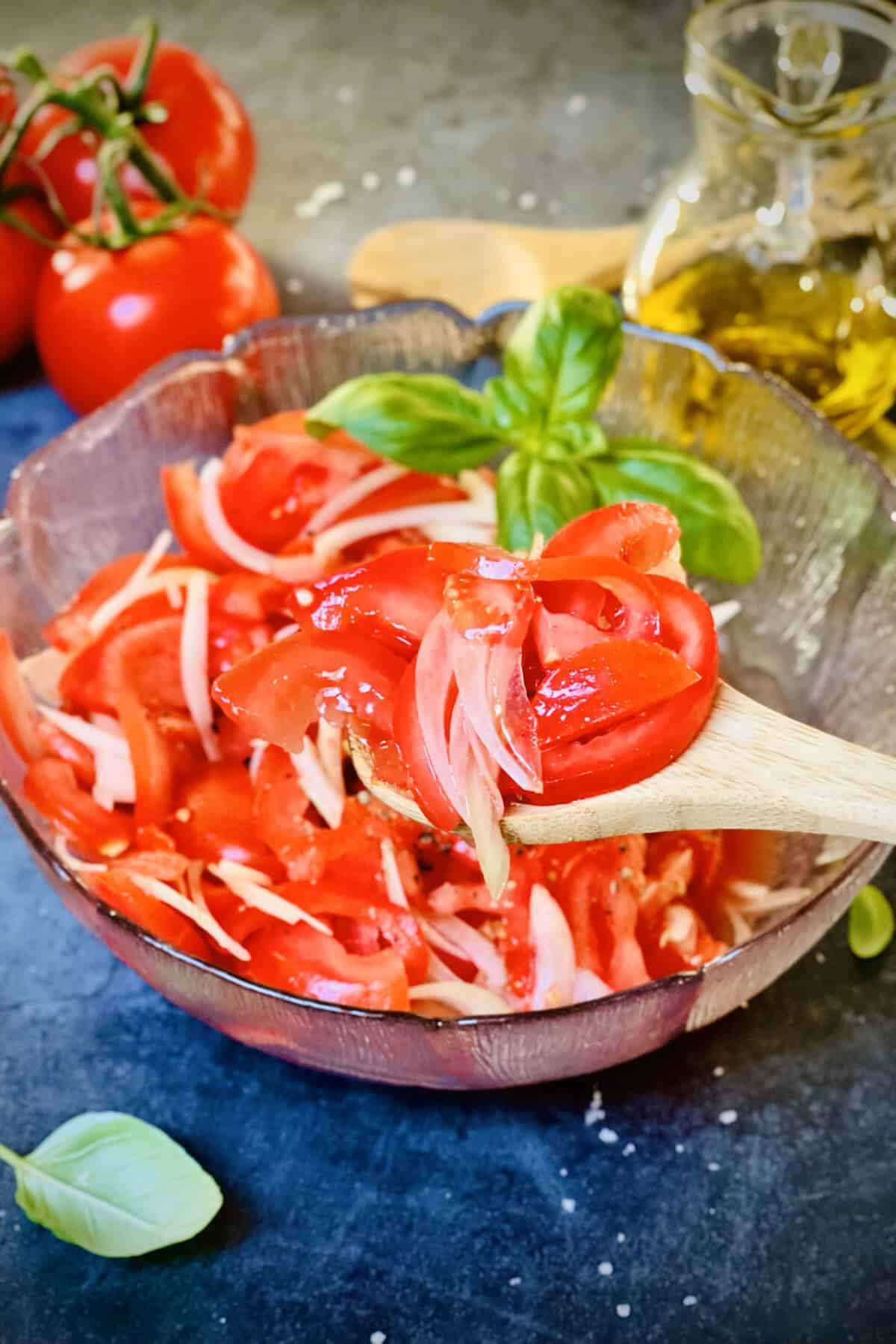einfacher tomatensalat