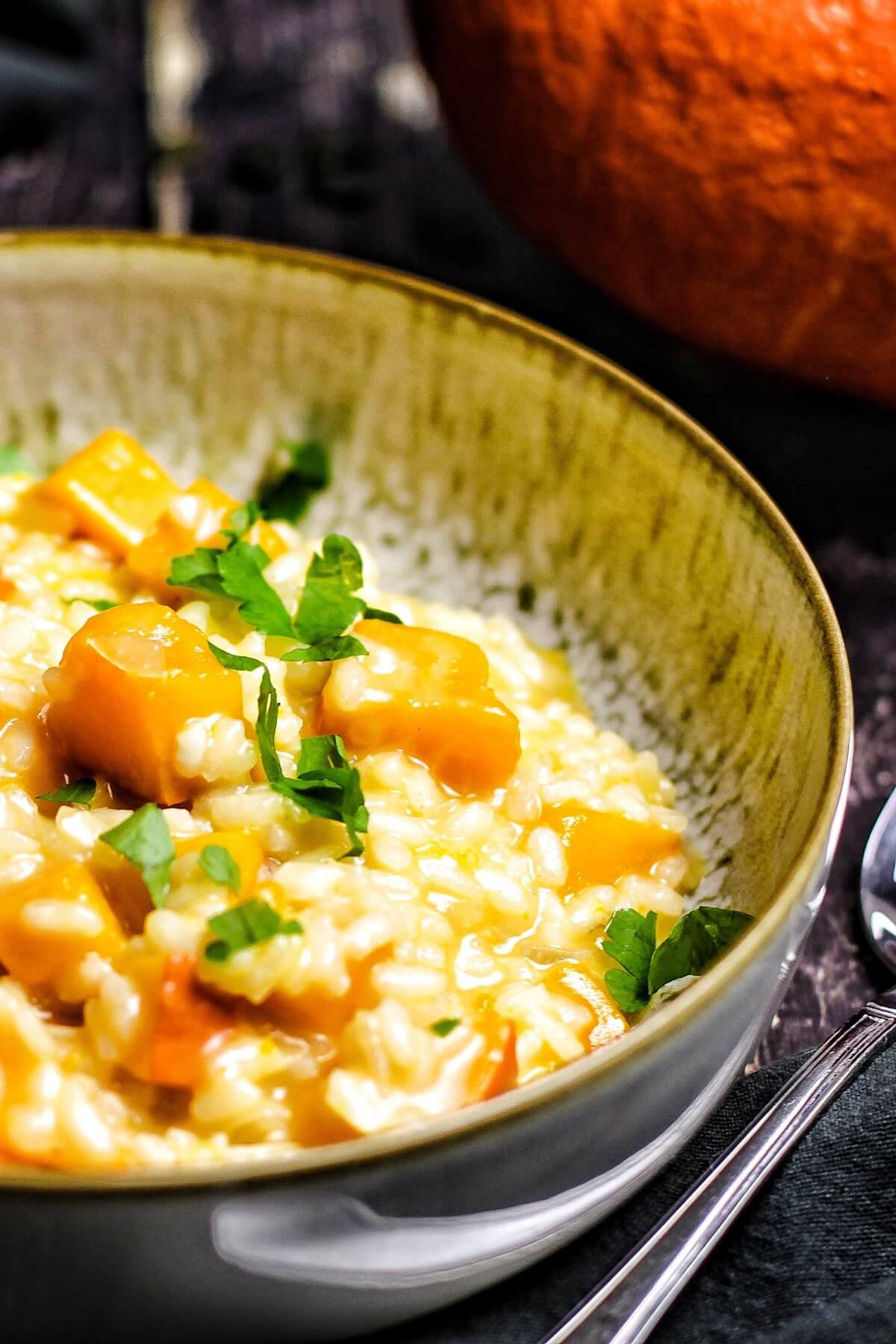 einfaches kuerbisrisotto