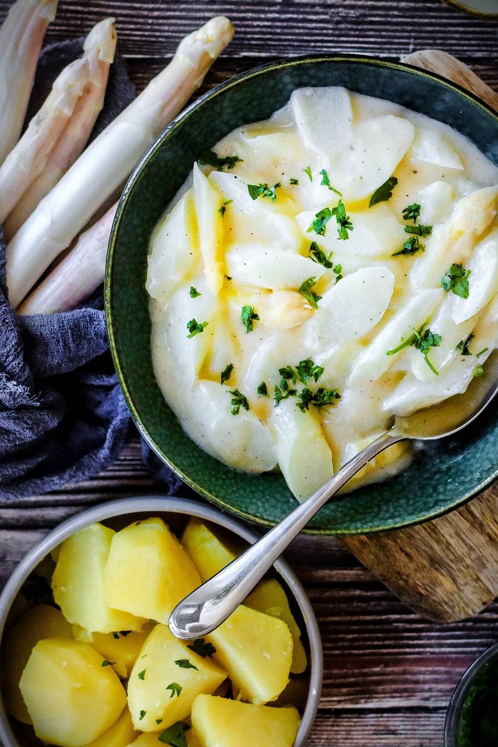 einfaches spargelragout