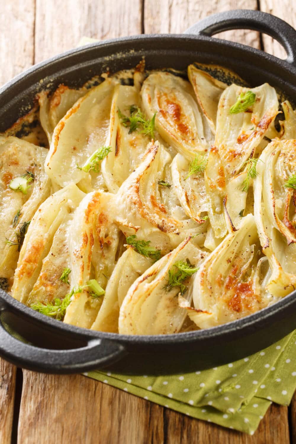 fenchel verarbeitung zu gratin