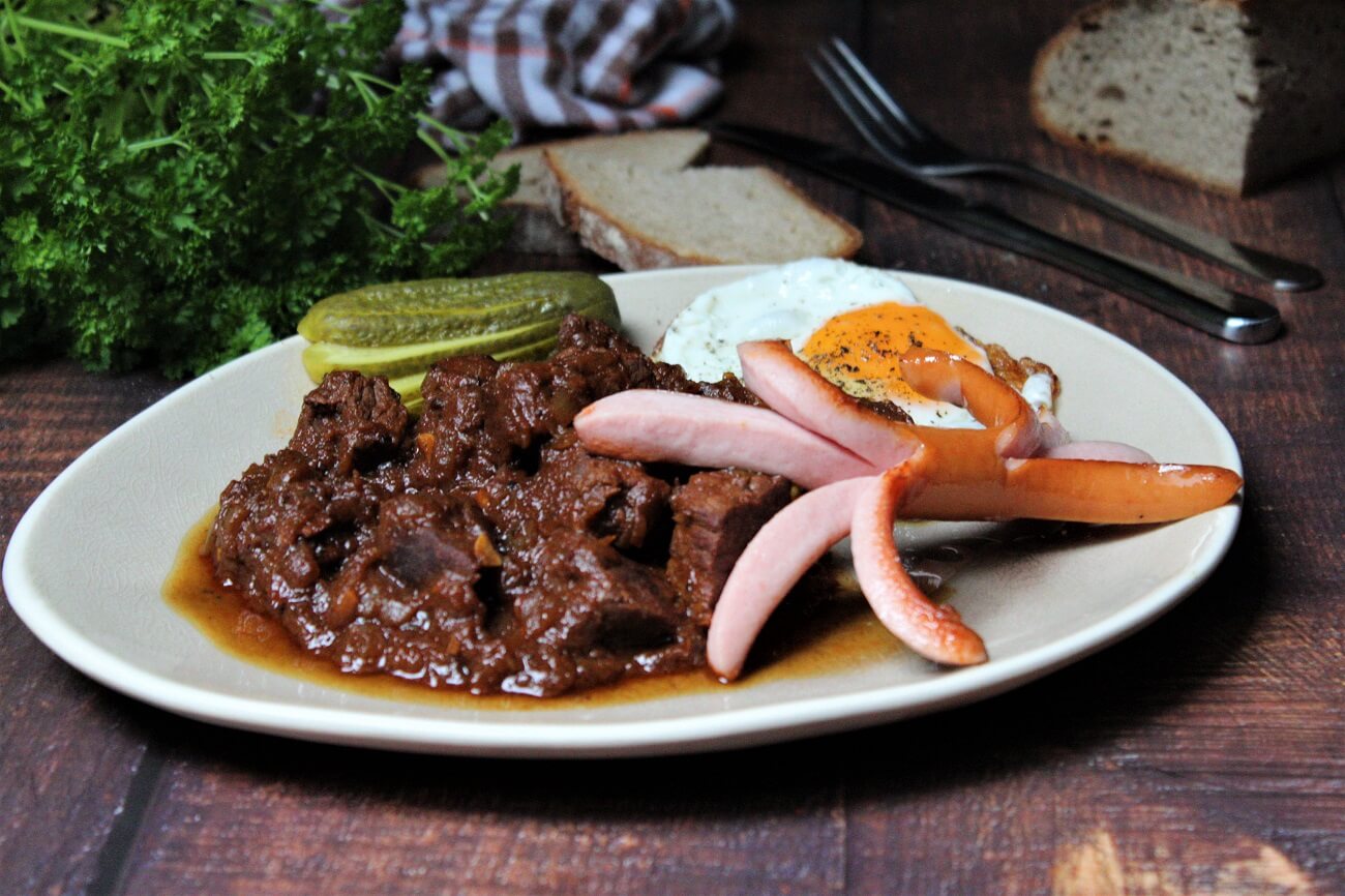 Fiaker Gulasch mit Bockbier | Original aus Wien