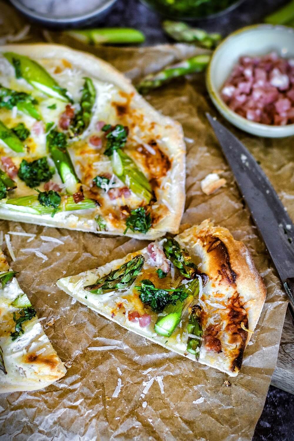 flammkuchen mit spargel rezept