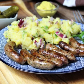 fraenkische bratwurst rezept - die frau am grill