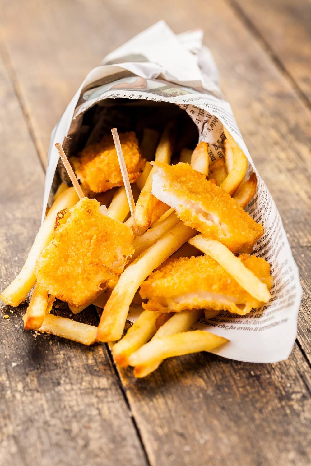 frittierter fisch