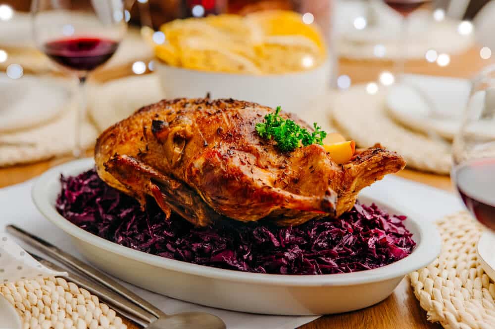 gans auf rotkraut