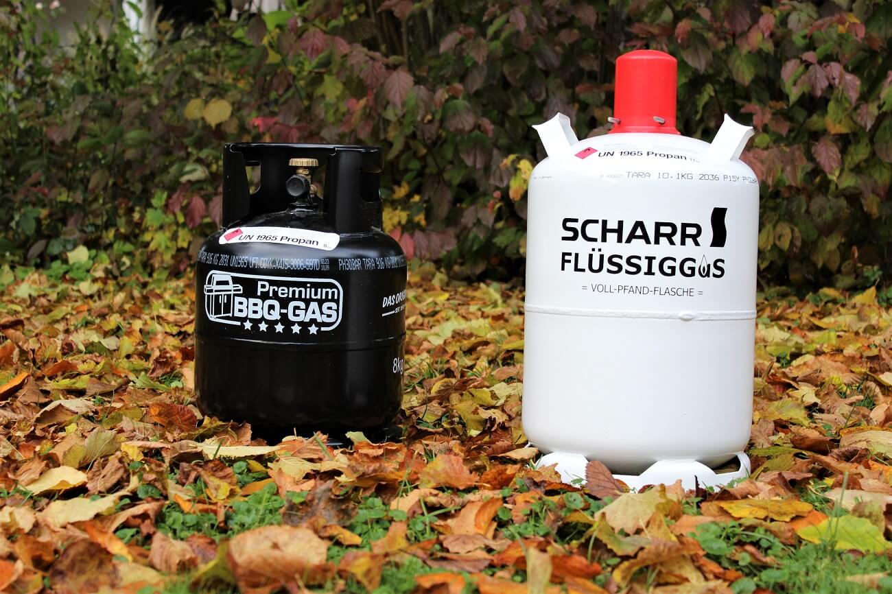 gasflaschen abc - die frau am grill