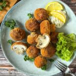 gebackene champignons rezept