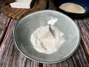 gebratener feta saganaki schritt 2