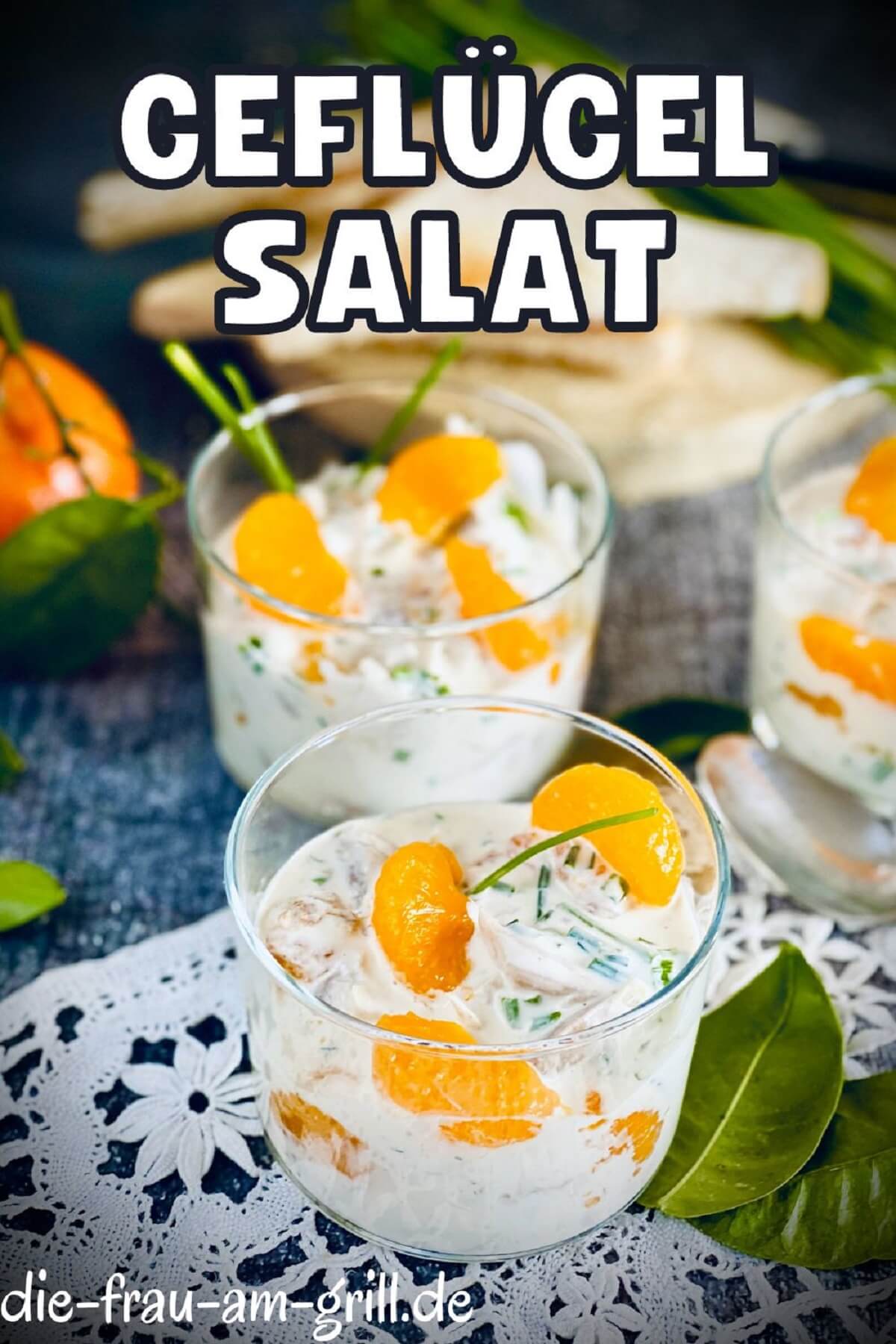 gefluegelsalat mit mandarinen