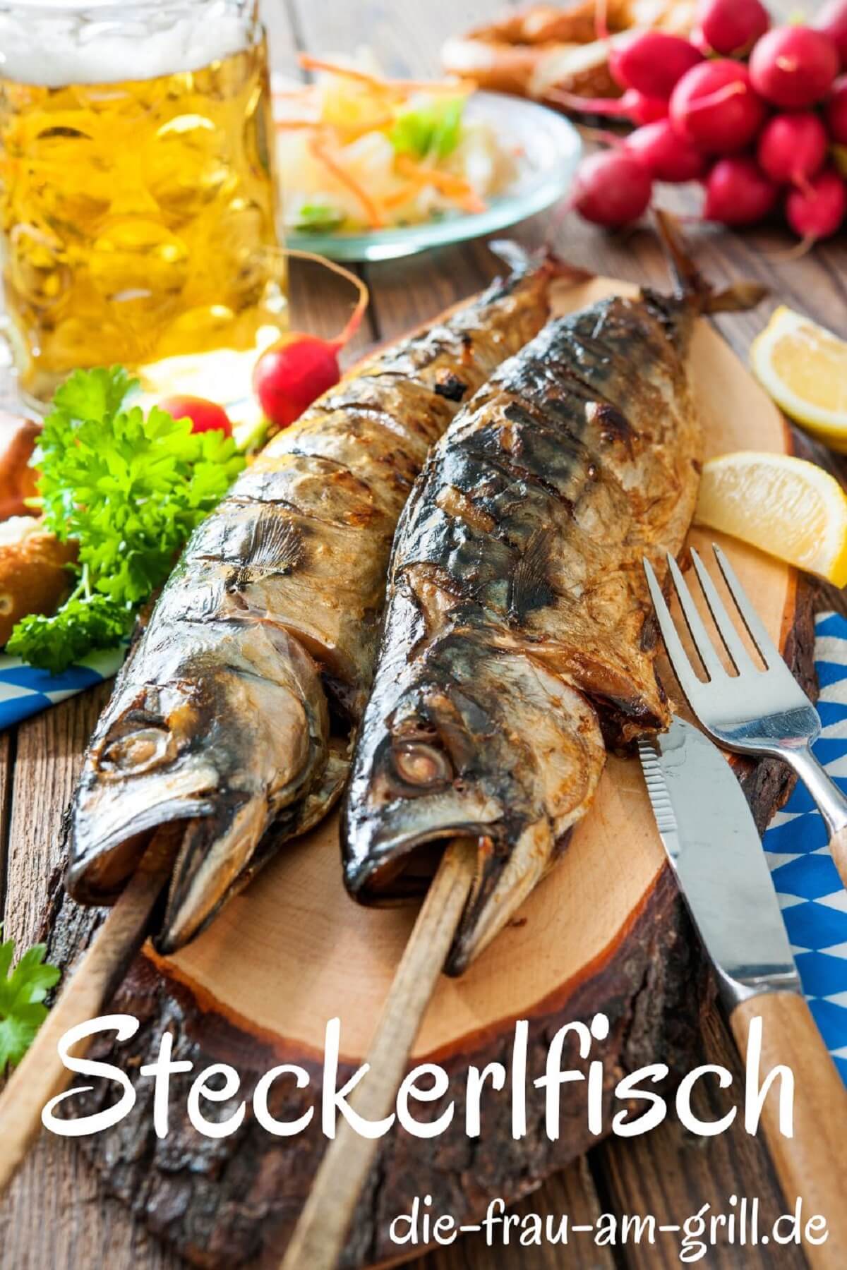 gegrillter steckerlfisch