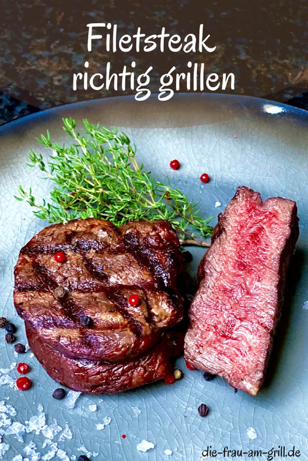 gegrilltes filetsteak pin
