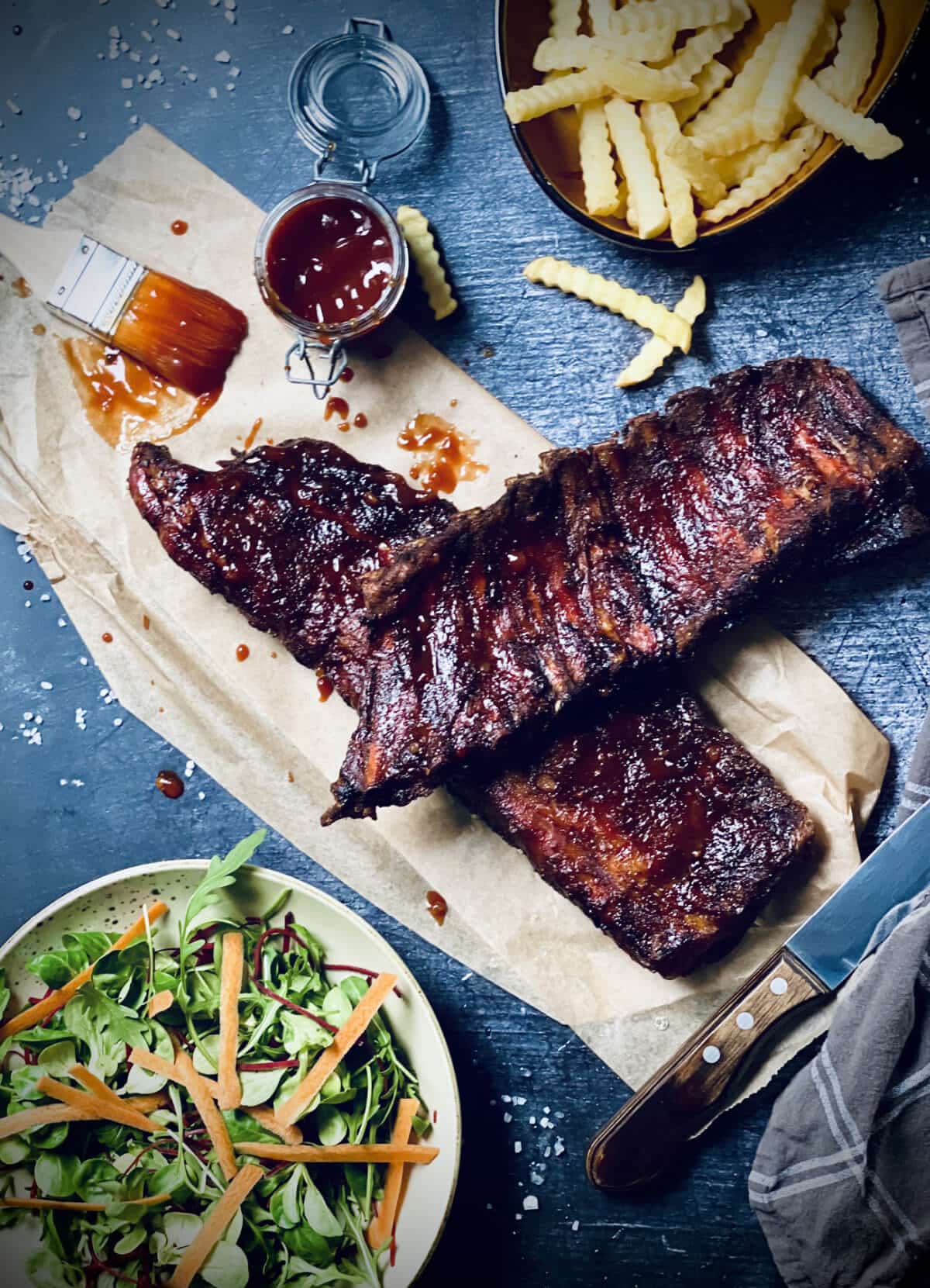 geraeucherte spareribs aus dem gasgrill