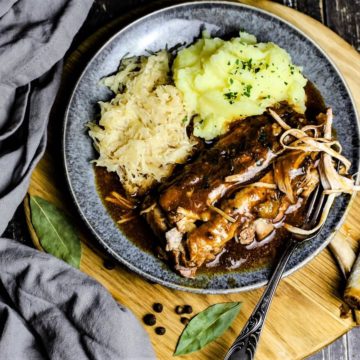geschmorte rippchen mit sauerkraut - rezept - die frau am grill